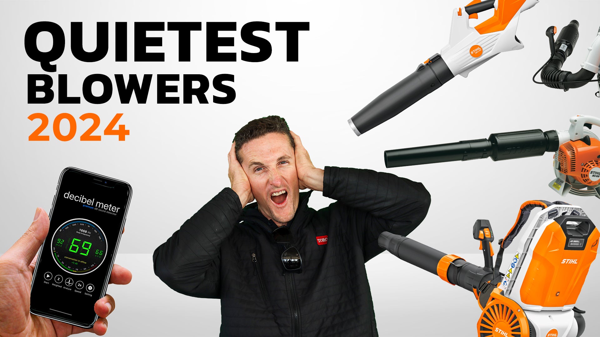 Quietest leaf blower sales