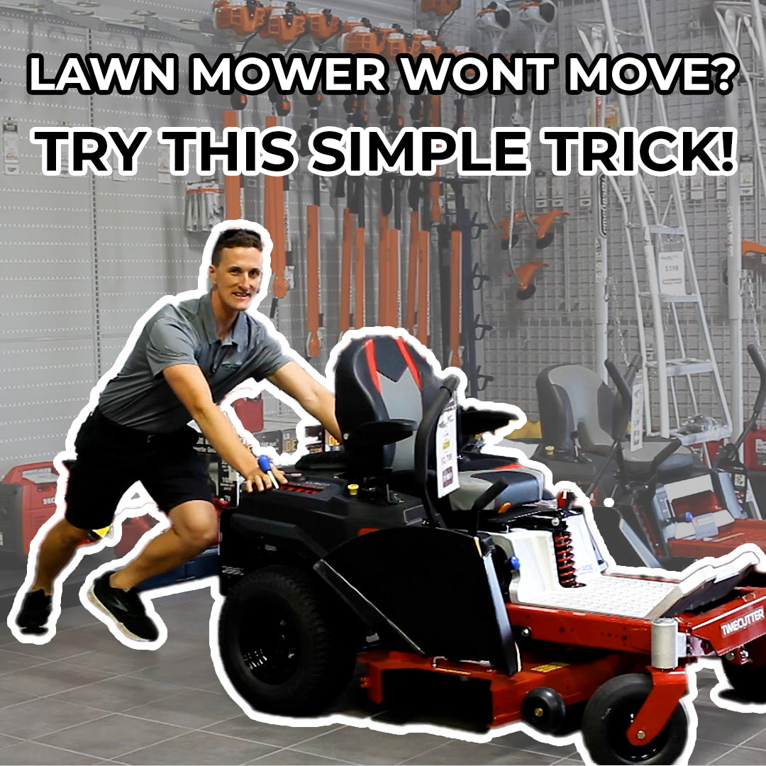 My Mower wont Move! - How to Release Brakes on your TORO TimeCutter!