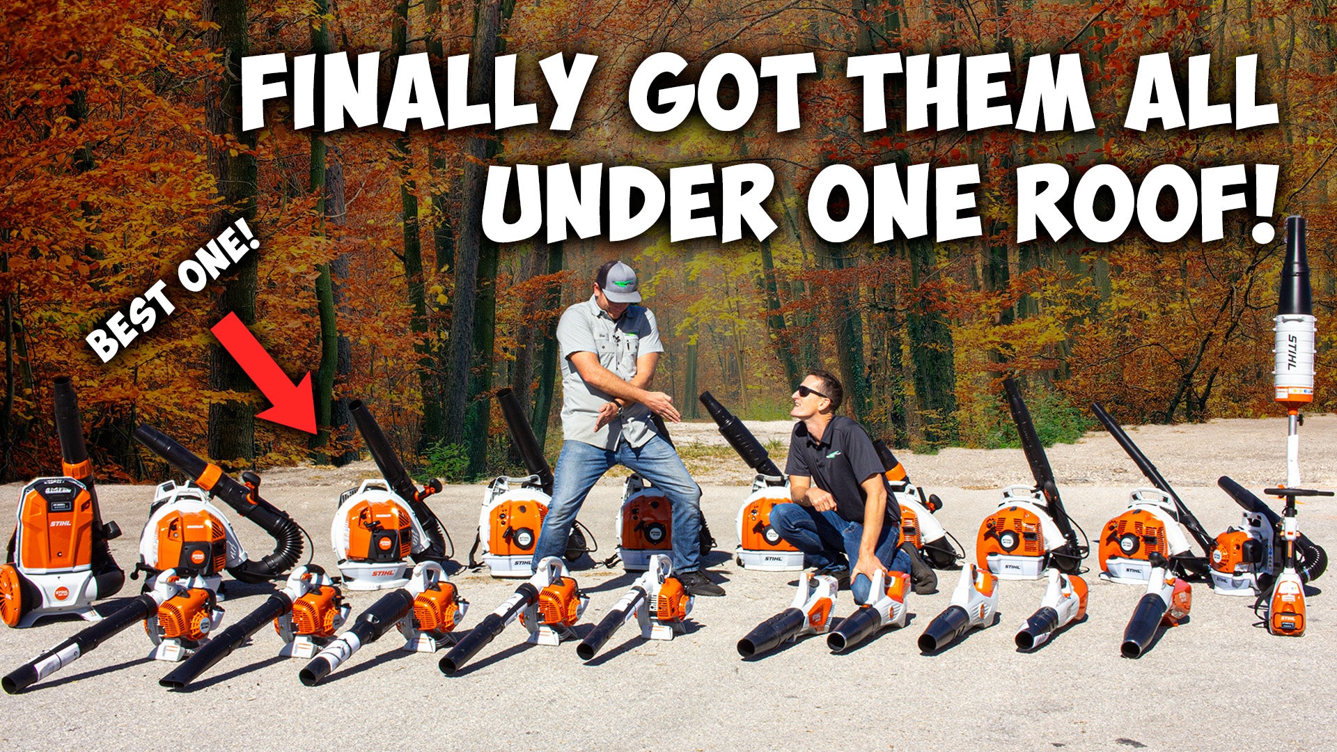 What's the MOST POWERFUL Stihl Leaf Blower? - 21 Stihl Blowers TESTED!