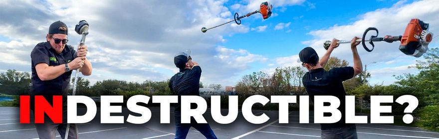 Destroying a STIHL String Trimmer in 14 minutes - Extreme Durability Test