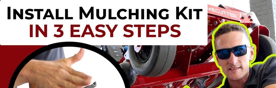 How to Install a Mulch Kit in 3 Easy Steps! - on a 42" TimeCutter