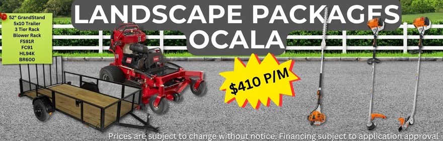 Main Street Mower Landscape Package Steer 2 for $410 Per Month