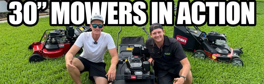 30" Toro Mower Showdown: TurfMaster’s New Swivel Wheels in Action!