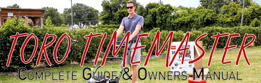 Toro Timemaster - Video Owner's Manual