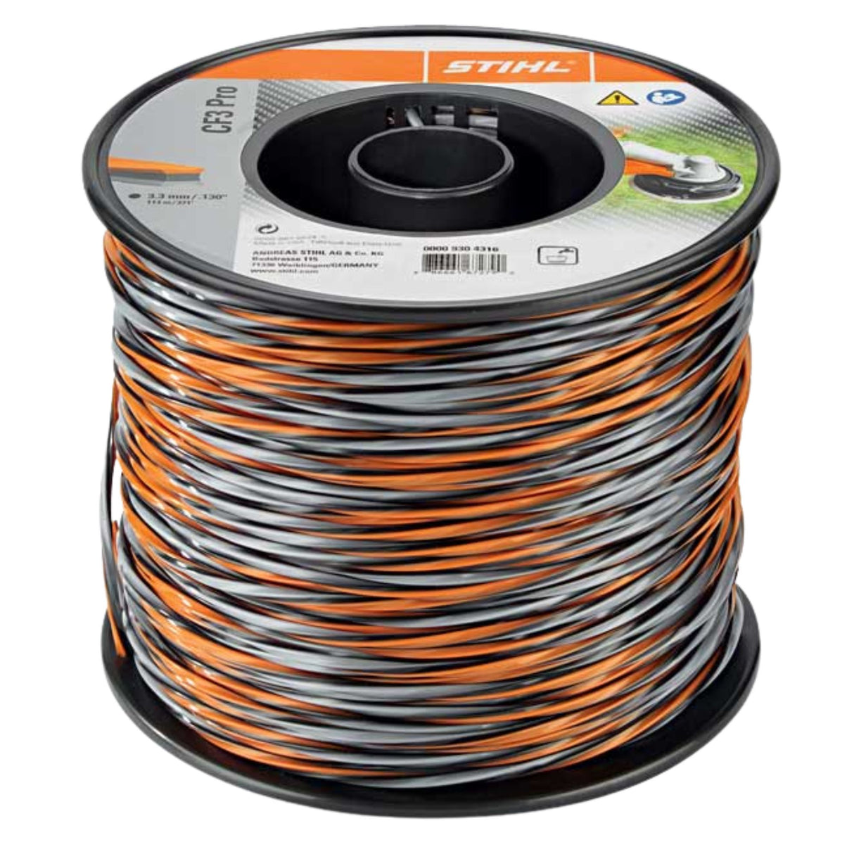 STIHL Trimmer Line | CF3 PRO .095 Line | 695 ft. | 3 lb Spool | 0000 930 4313