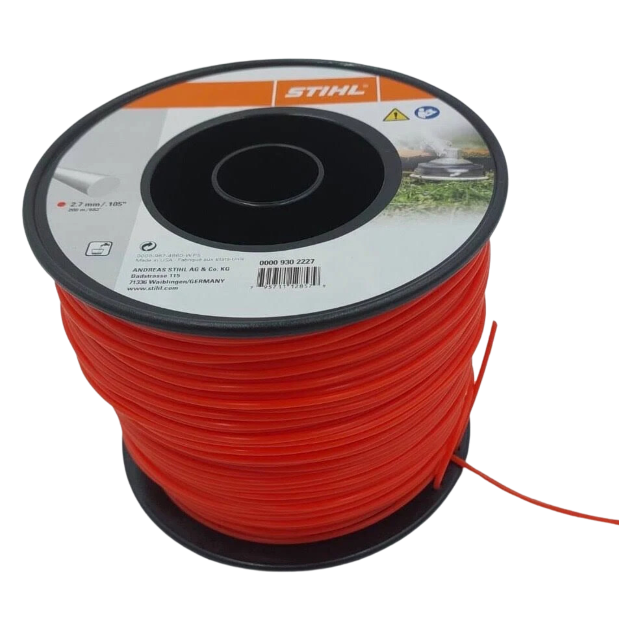 STIHL Trimmer Line 2.7mm | .105 | 682FT | 0000 930 2227 | Main Street Mower | Winter Garden | Clermont | Ocala