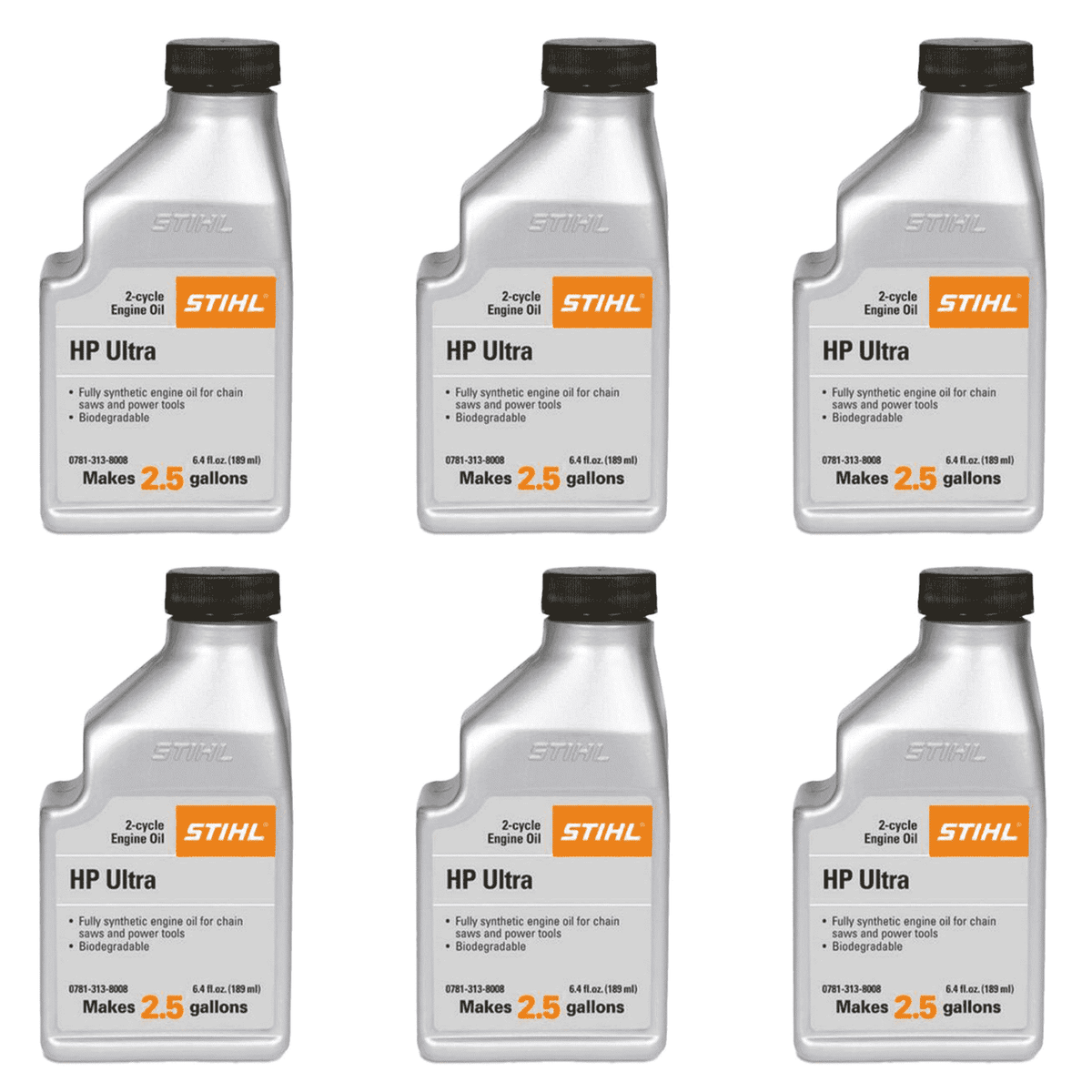 STIHL High Performance Ultra 2-Cycle Engine Oil | 6.4 fl oz | Pack