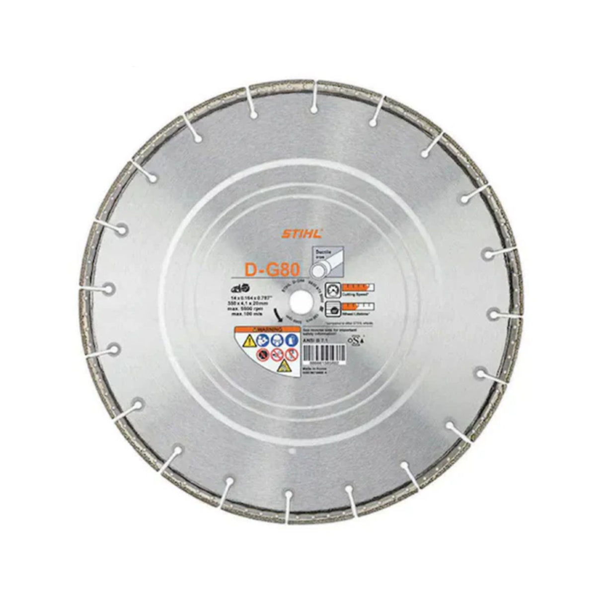 STIHL D-G80 Diamond Blade 14-inch | 0835 070 8000