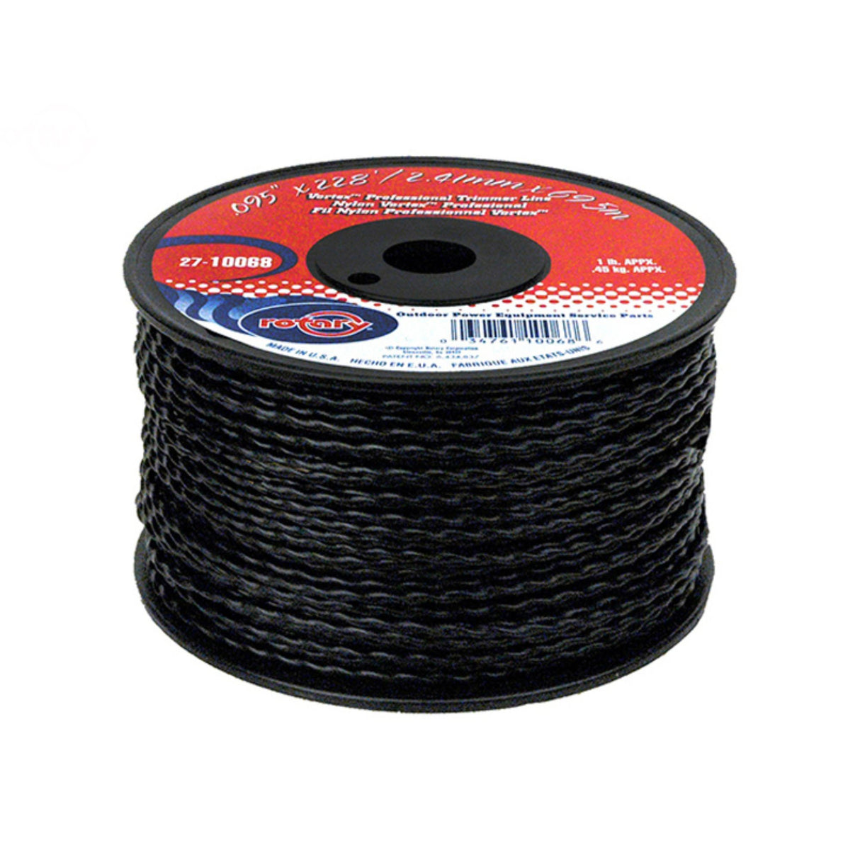 Rotary Vortex Trimmer Line | .095X230' | Black | 10068