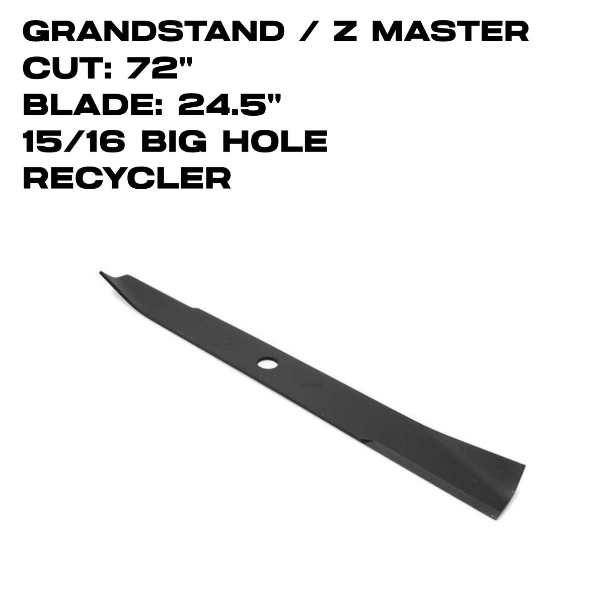 Toro Recycler Blade | 24.5" | Z Master / GrandStand | 72" Deck | 140-4852