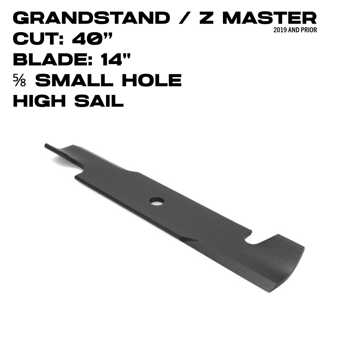 Toro High Sail Blade | 14" | for Z Master / GrandStand | 40" Deck | 108-4081-03
