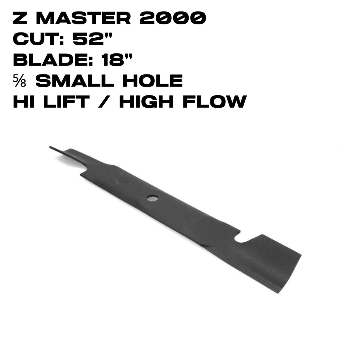 Toro Hi-Flow Blade | 18" | Z Master 2000 | 52" Deck | 120-2379