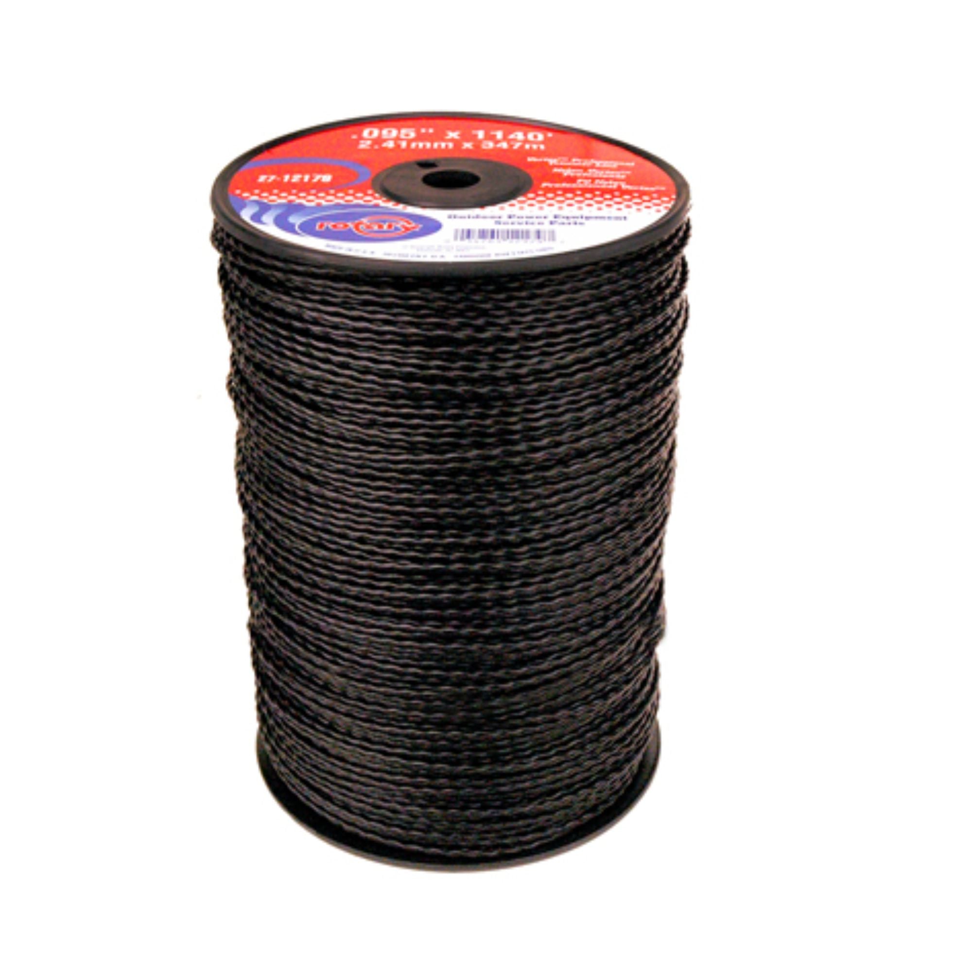 Rotary Vortex Trimmer Line | .095 X 1140' | Black | 12179