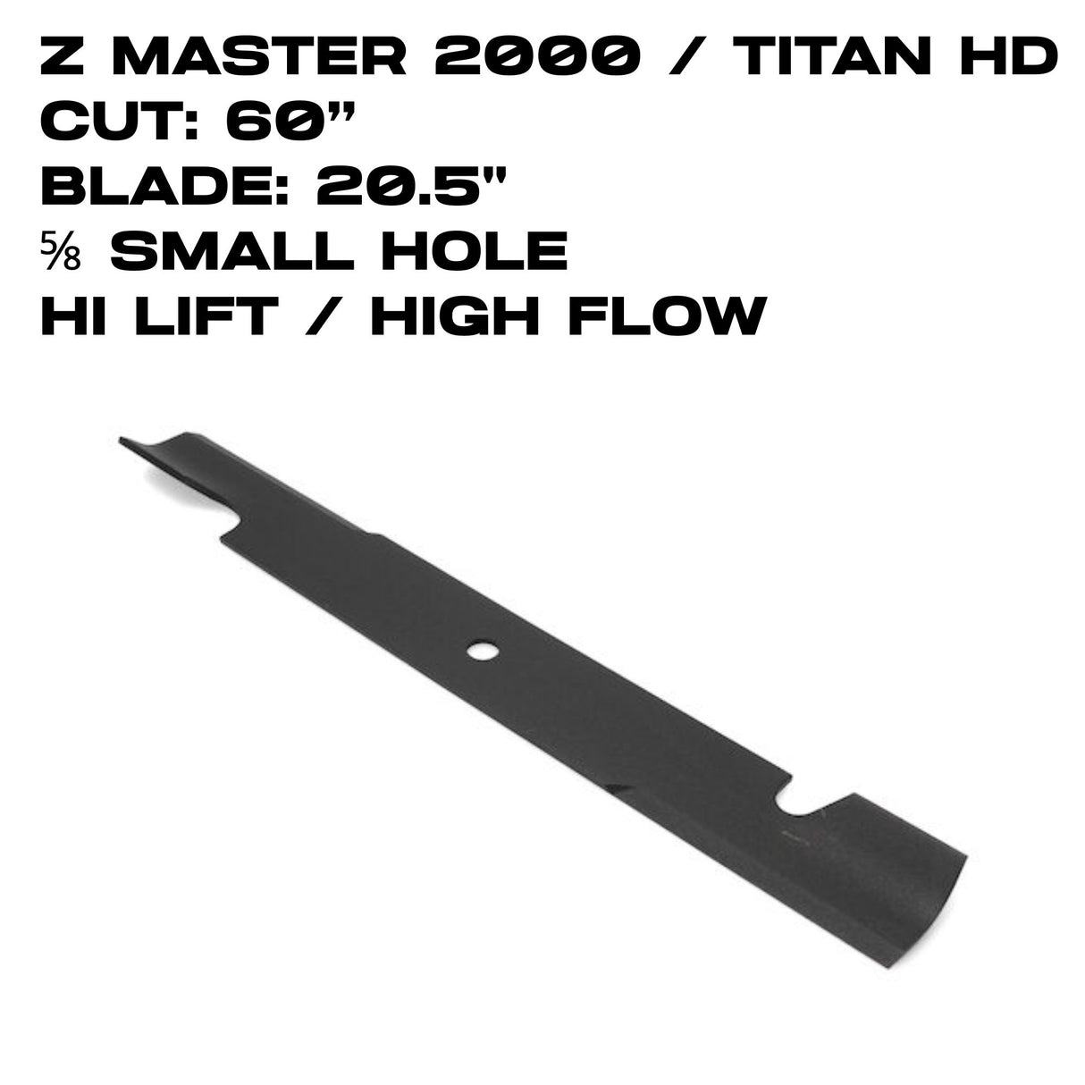 Toro Hi Flow Blade | 20.5" | Z Master 2000 / Titan HD | 60" Deck | 133-2127