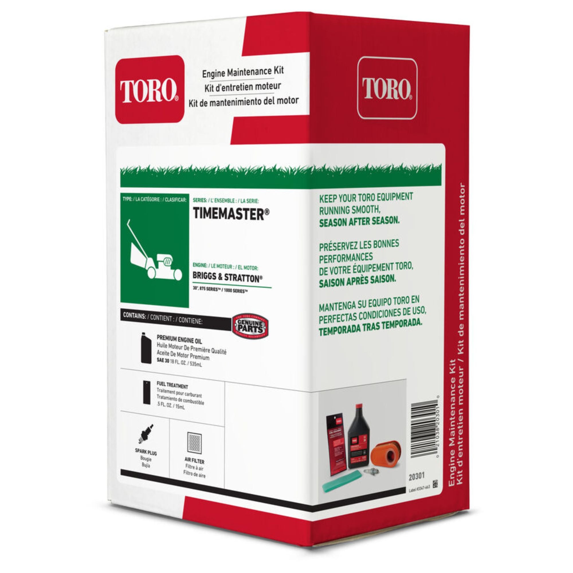 Toro Engine Maintenance Kit for Walk-Behind Power Mower | 20301