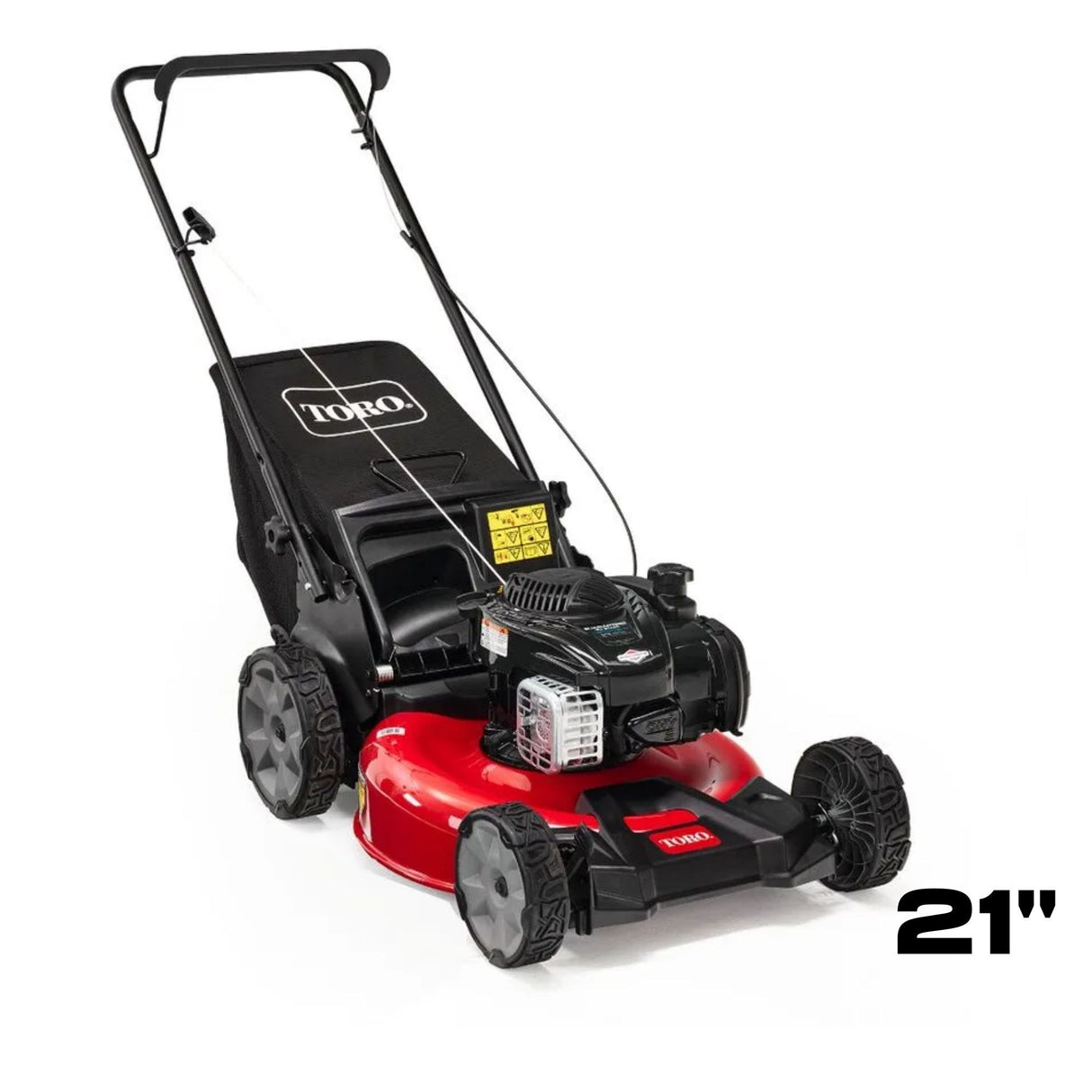 Toro Recycler | 21" Deck | High Wheel | 140cc Briggs and Stratton | Gas Powered Push Lawn Mower | 21311