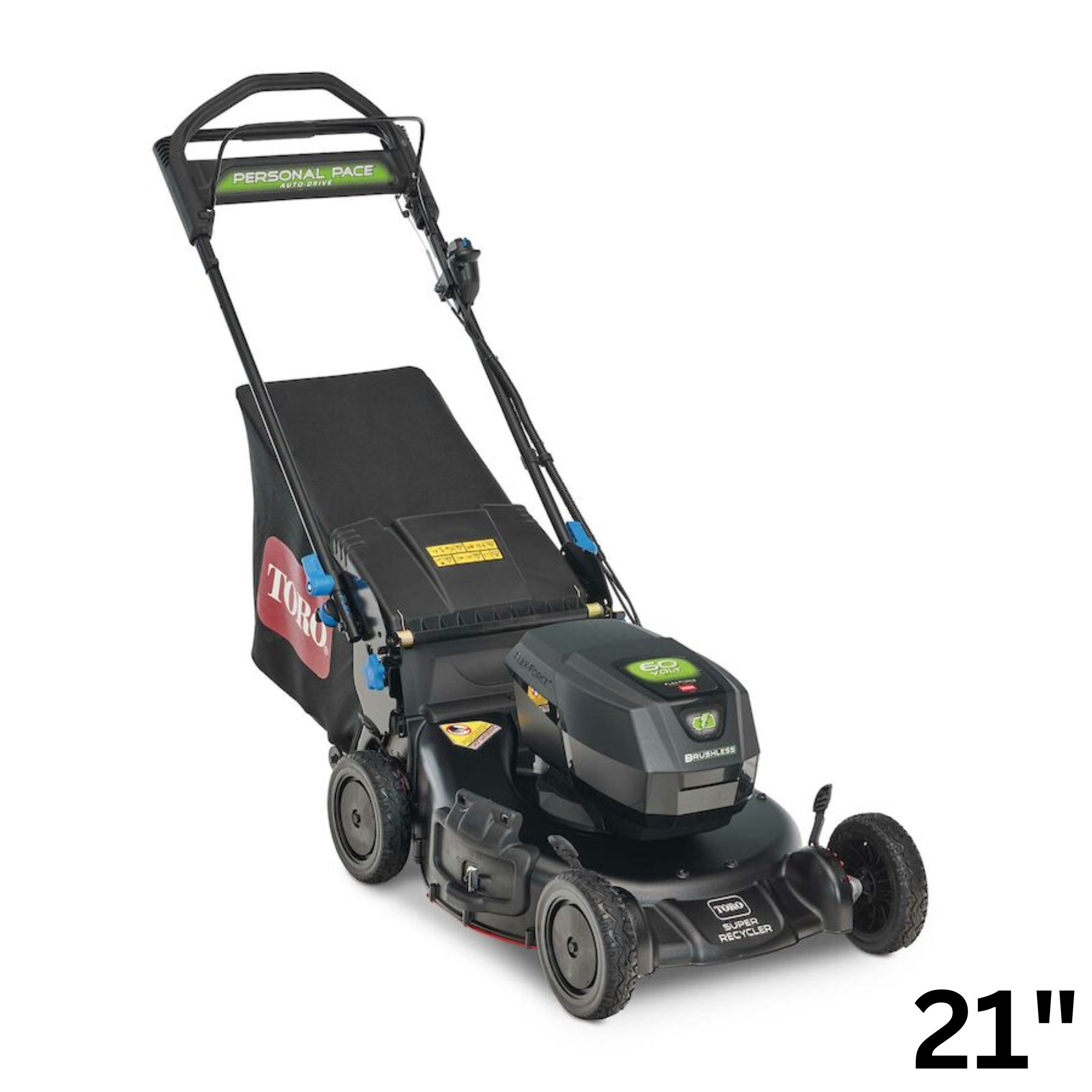 Toro 60V MAX Battery Personal Pace Super Recycler Mower 21 in. Deck