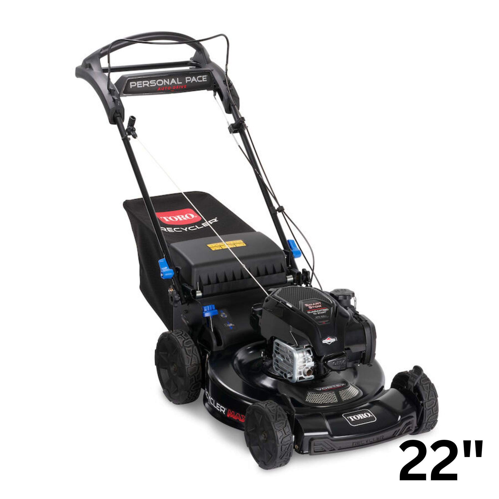 Toro Recycler Max w/ Personal Pace & SmartStow Gas Lawn Mower | 22 in. Deck  | 21485