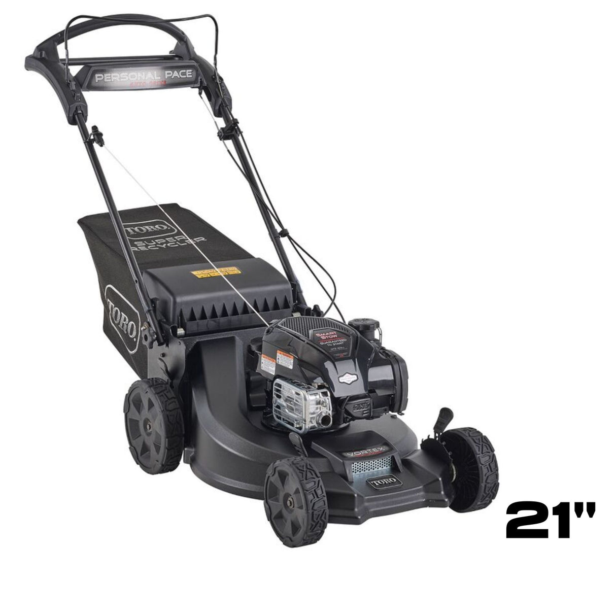 Toro Super Recycler | 21" Deck | Spin-Stop | Personal Pace | 163cc Briggs & Stratton | Gas Powered Push Lawn Mower | 21563