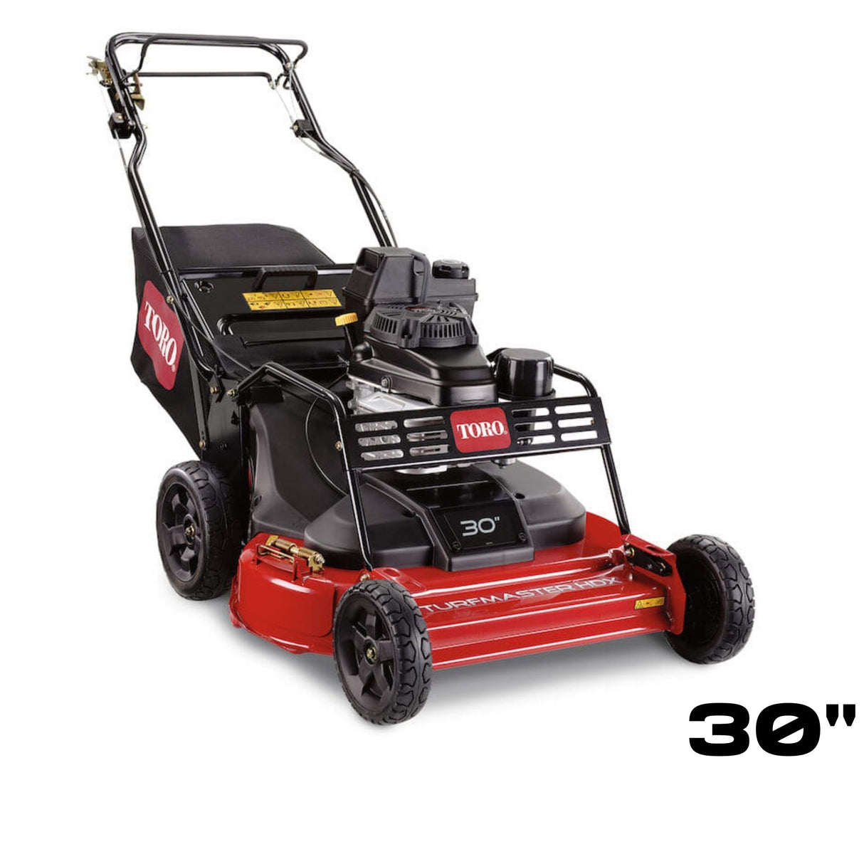 Toro TurfMaster HDX | 30" Deck | Push Mower | 179cc Kawasaki | Gas Powered Push Lawn Mower | 22215
