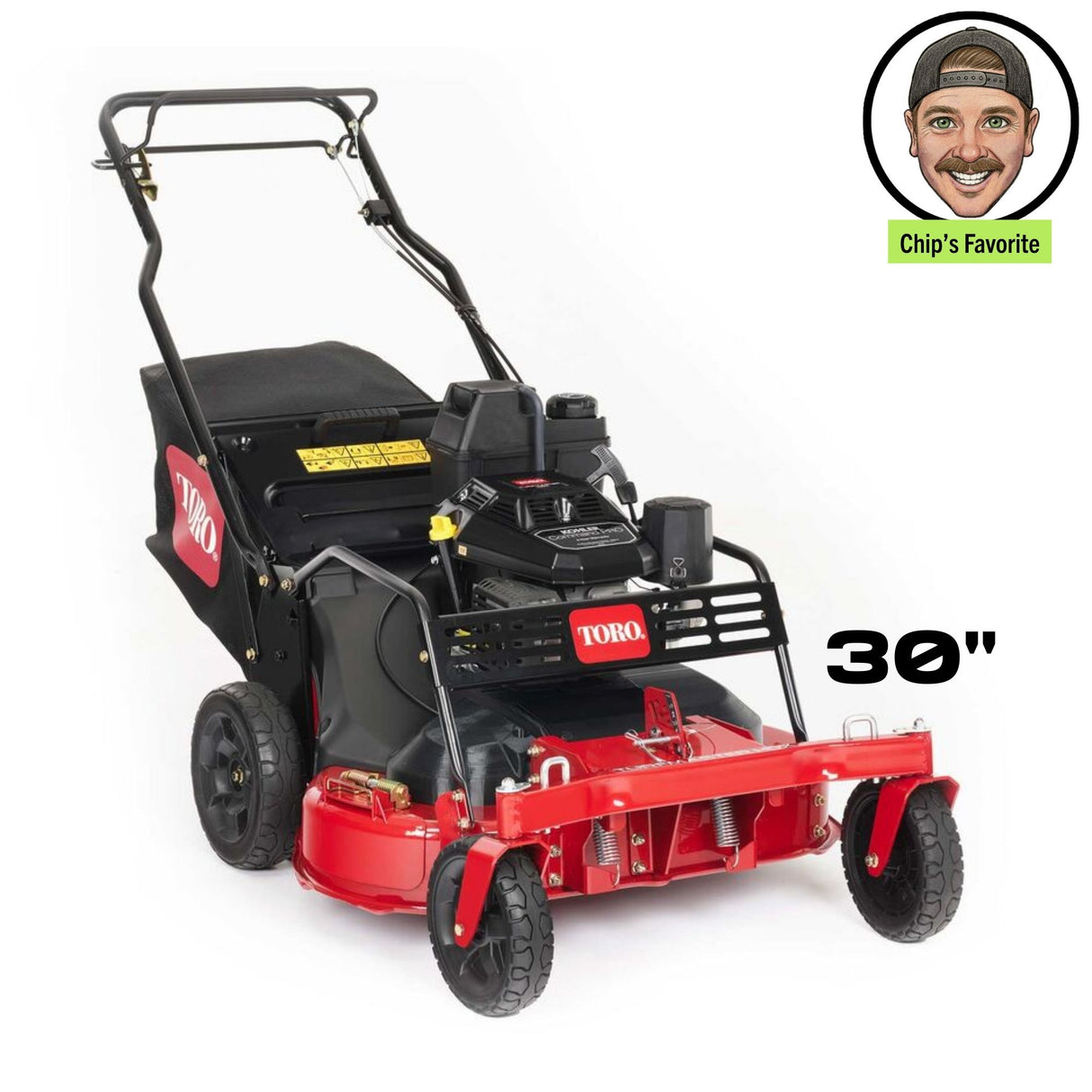 Toro TurfMaster with Casters | 30" Deck | Kohler Engine | Walk Behind Mower | 22236