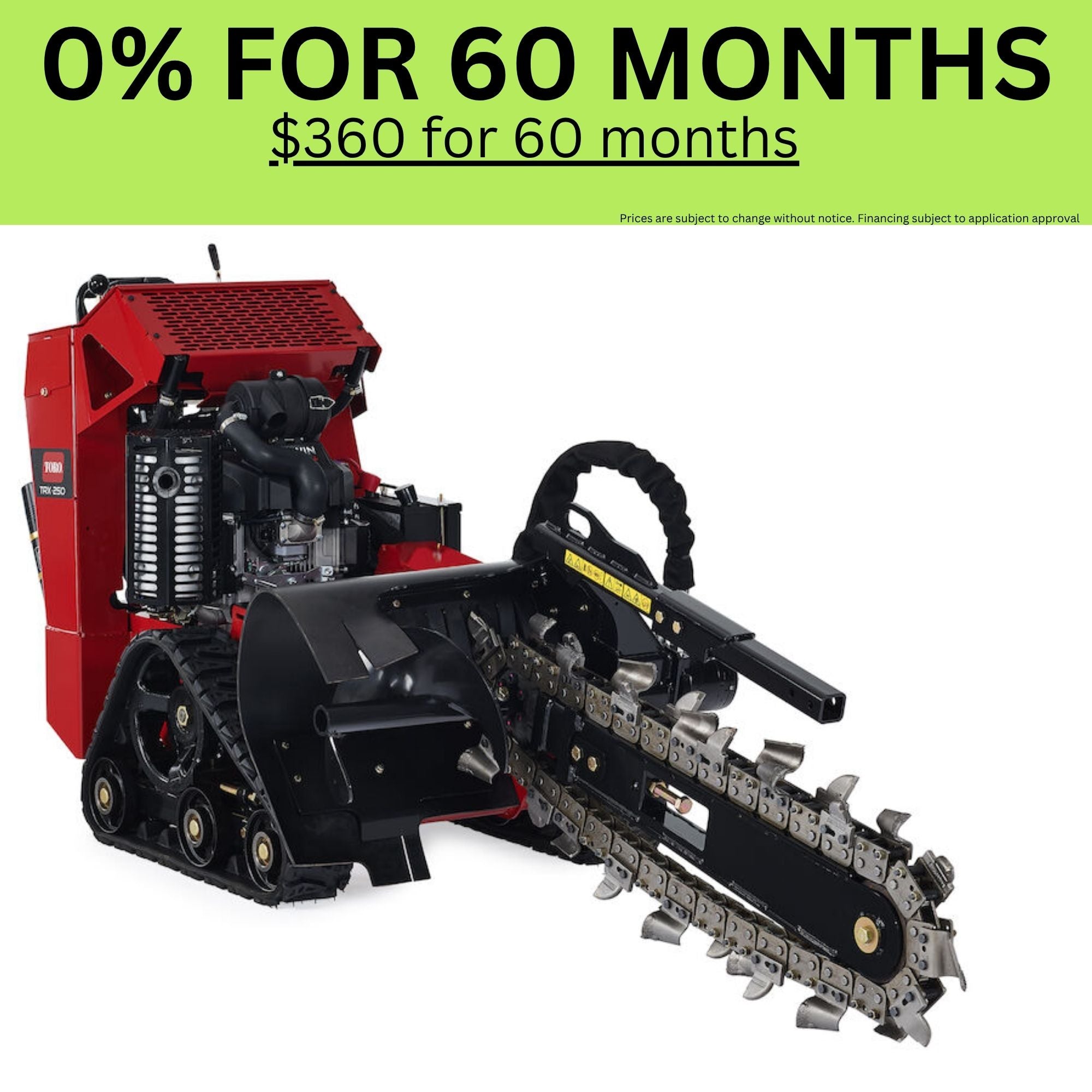 Toro TRX-250 Walk-Behind Trencher | 22983