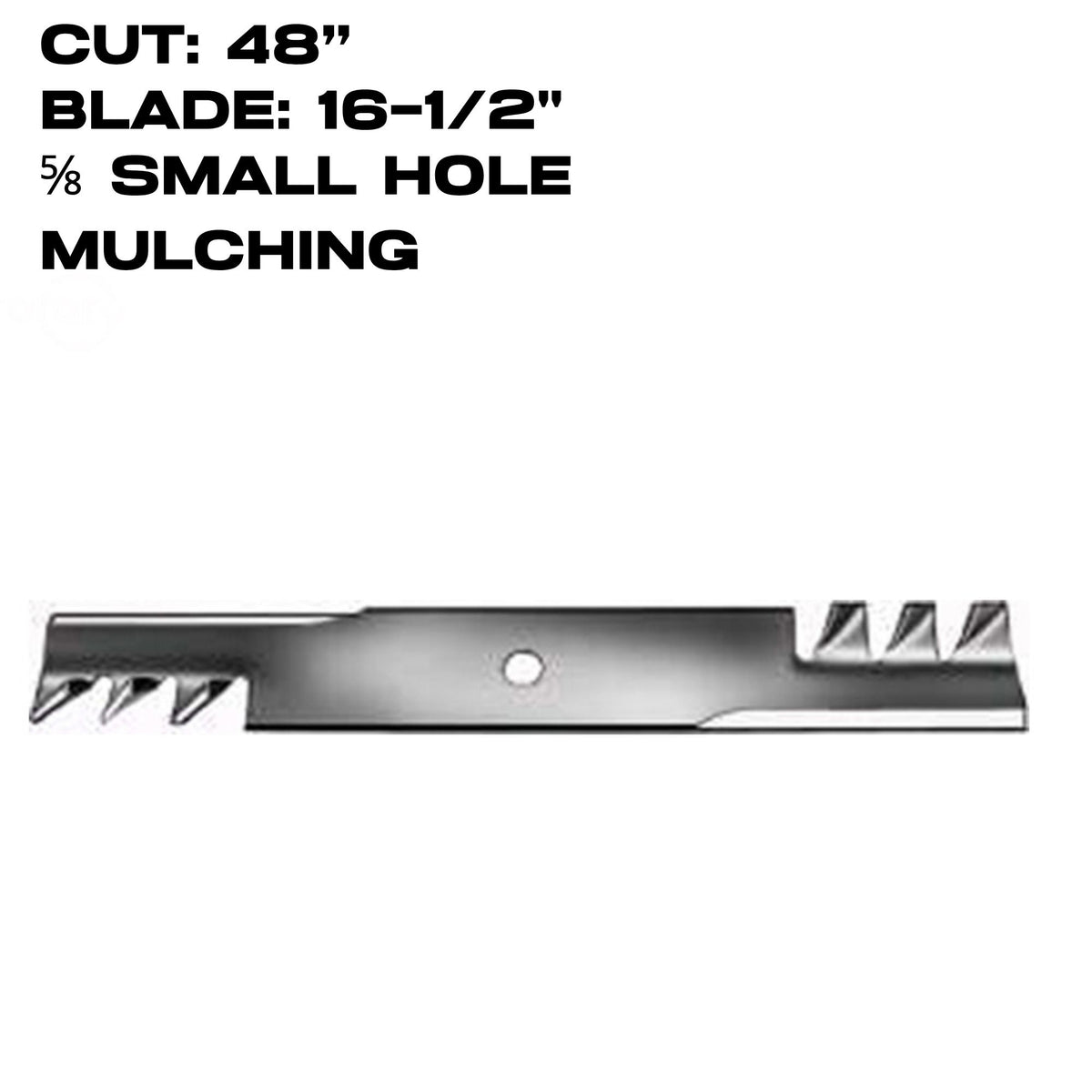 Rotary Copperhead Blade | 16-1/2" X 5/8" | Mulching | Bad Boy / Hustler | 48" Deck | 6300