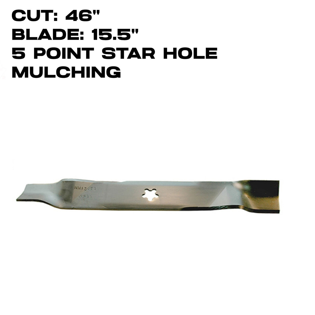 Rotary Mulching Blade | 15-1/2" | 5 Star | 46" Deck | 6495