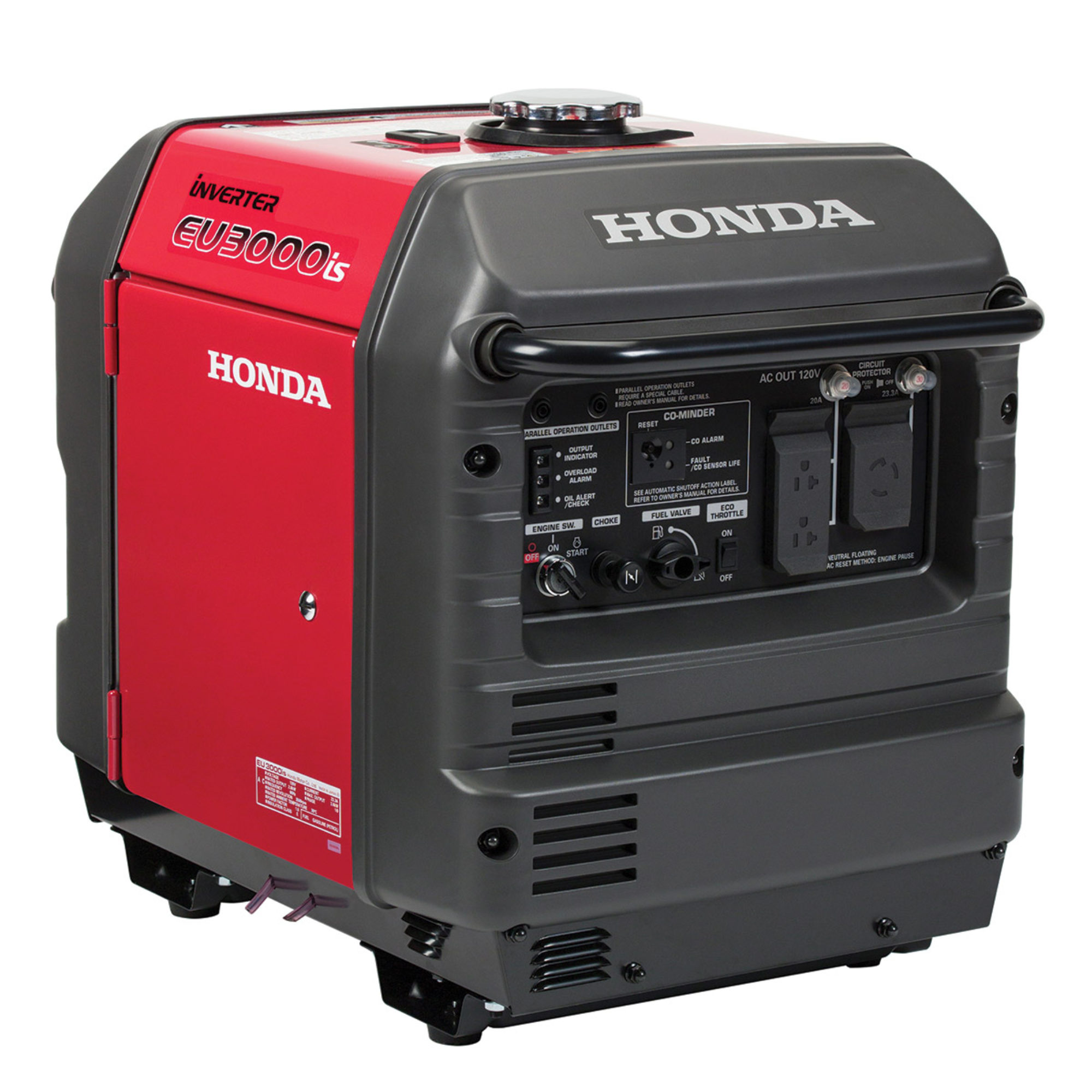 Honda EU3000IS1AN (49 State) 3000 watt 120V inverter generator with CO-MINDER™ | Main Street Mower | Winter Garden | Clermont | Ocala