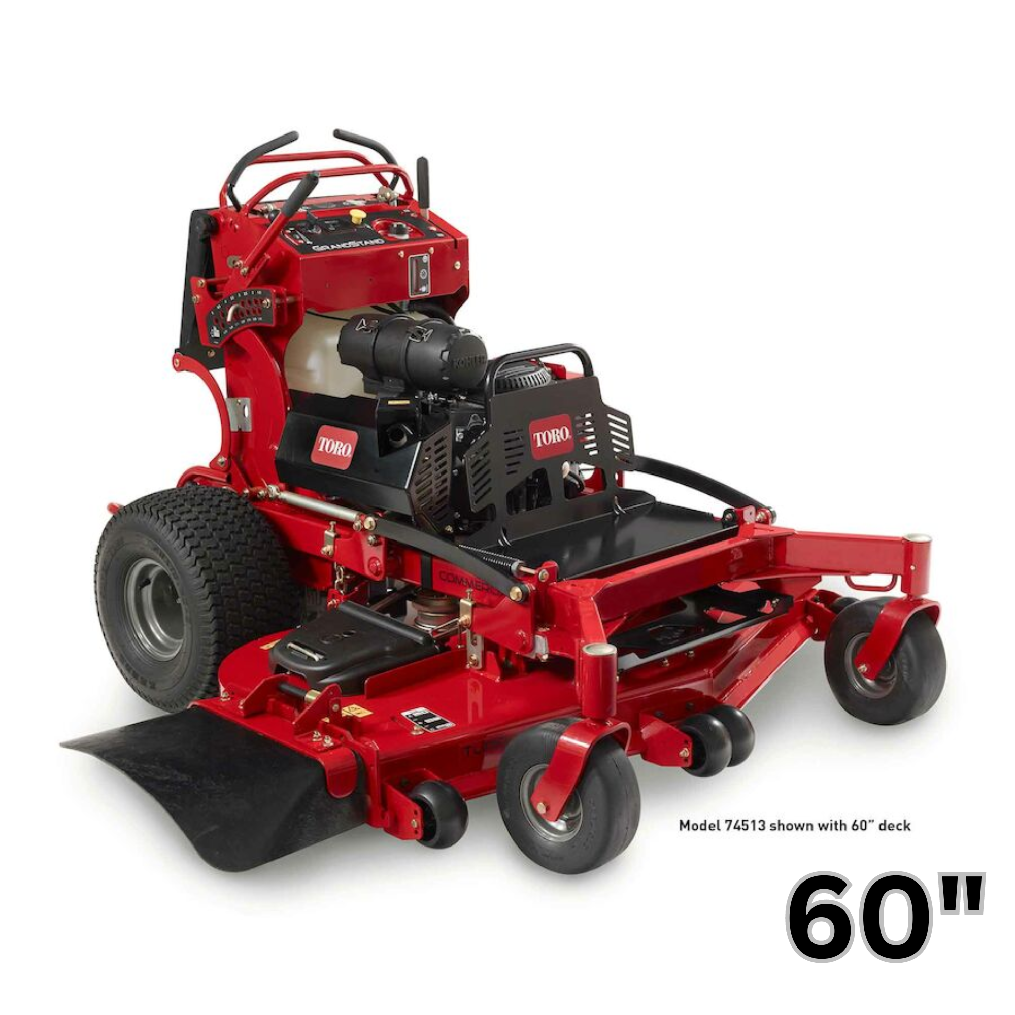 Toro Grandstand | 60" Deck | Kawasaki 23.5 hp Stand On Mower | 72509