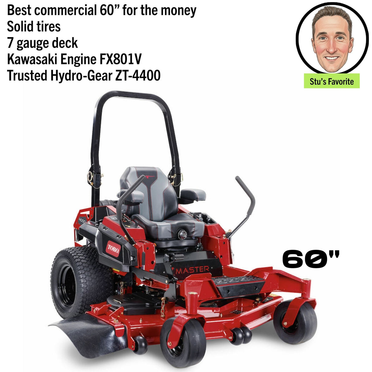 Toro Z-Master 4000 | 60" Deck | 25.5HP Kawasaki | Zero Turn Mower | 74004