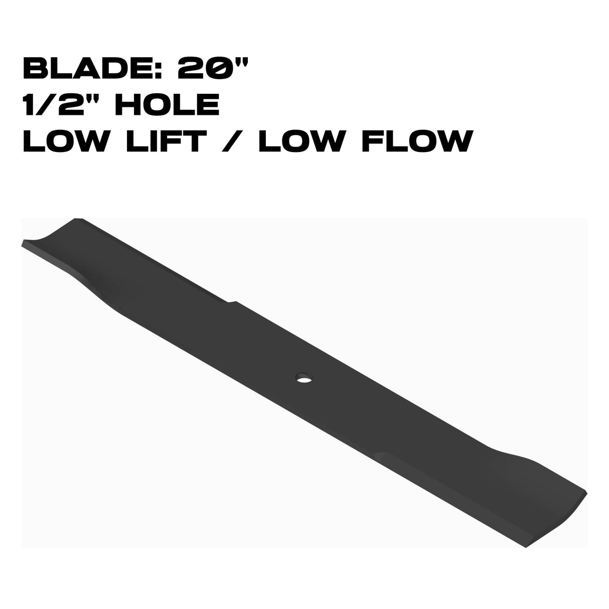 Ventrac Blade | Low lift | 20.00x1/2 | MK960 | RH | S | 79.0119
