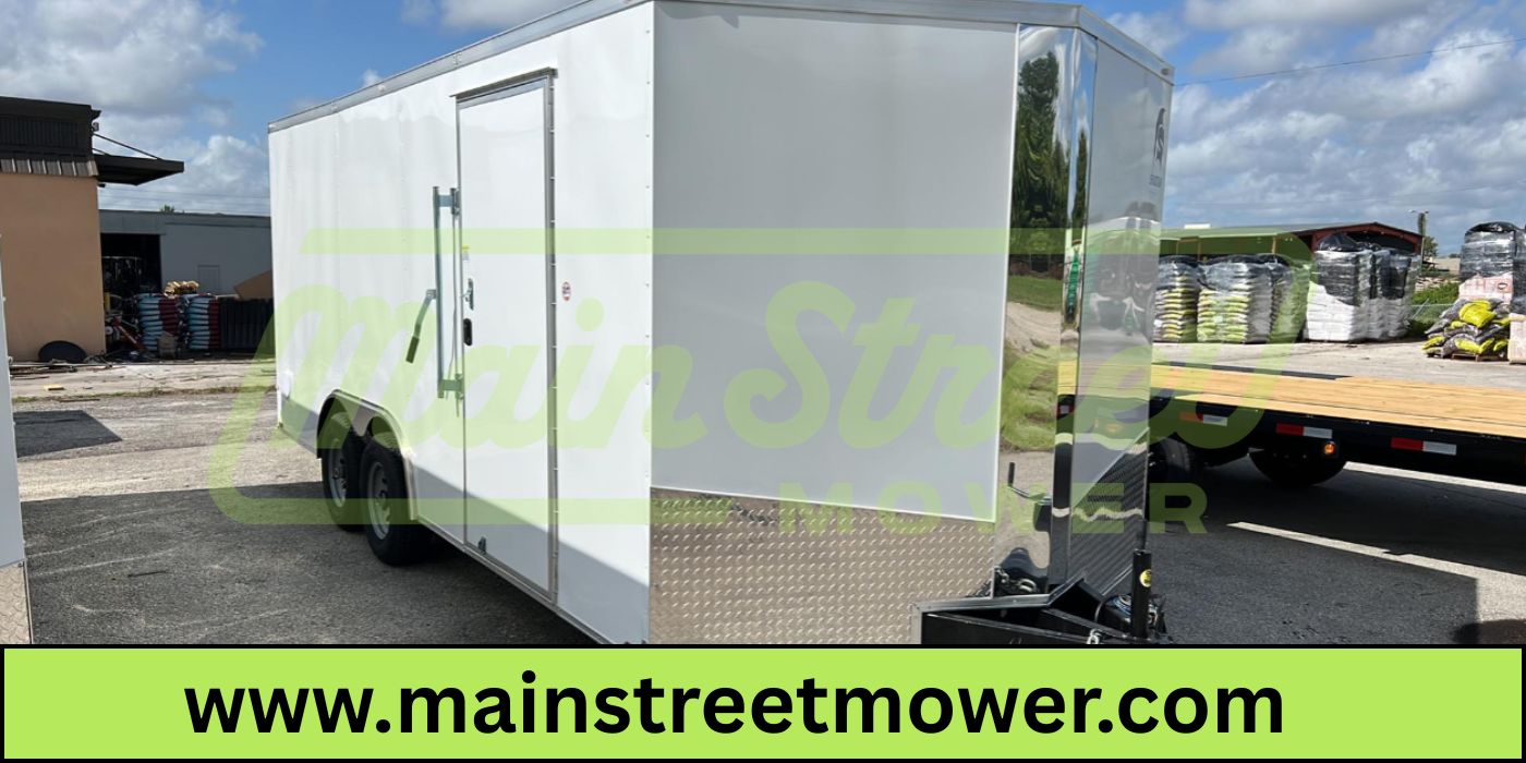 Spartan 8.5X18 Tandem Axle Enclosed Cargo Trailer | White | SP8.5X18TA