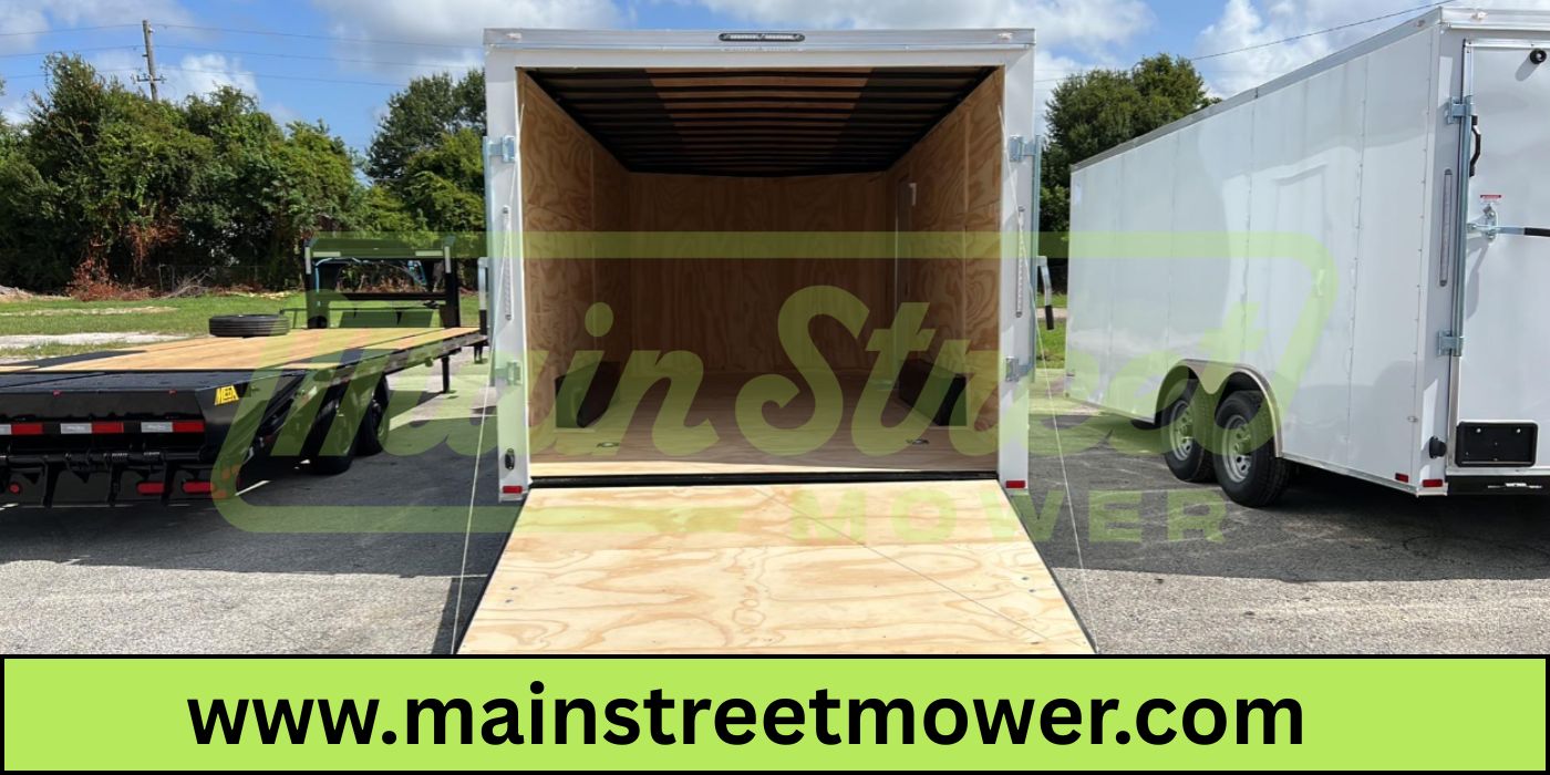 Spartan 8.5X18 Tandem Axle Enclosed Cargo Trailer | White | SP8.5X18TA