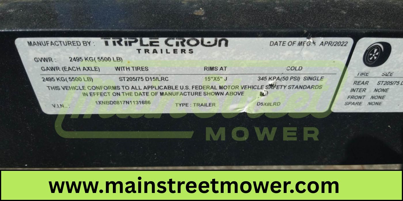 Triple Crown 5X8 Single Axle Lowrider Dump Trailer | Black | D5X8LRD