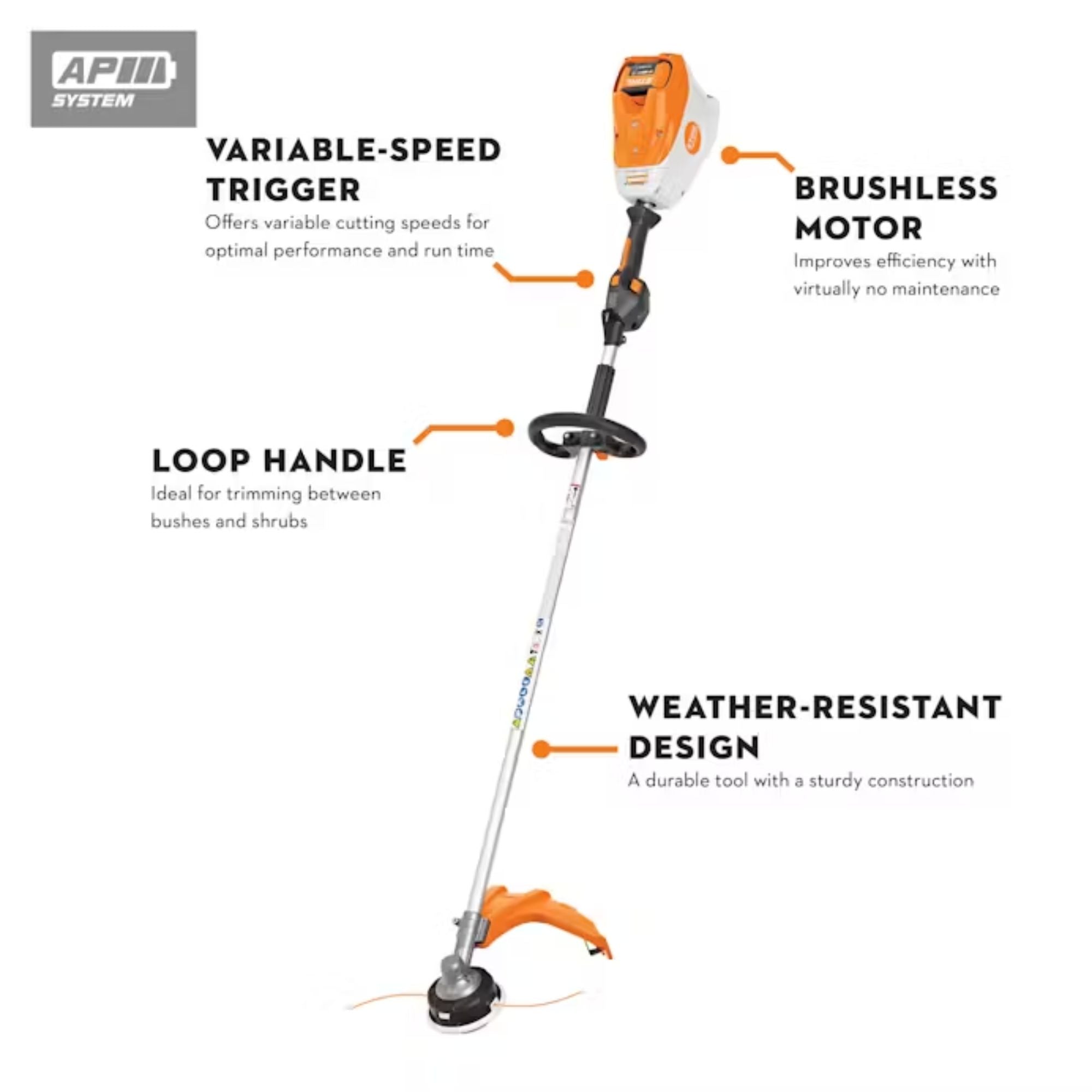 STIHL FSA 200 R Battery Powered String Trimmer