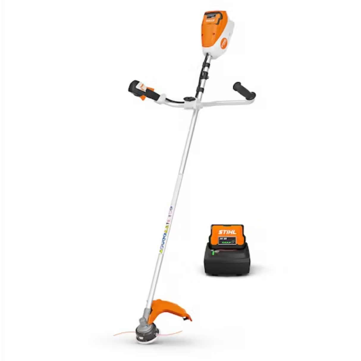 STIHL FSA 80 Battery Powered Timmer with Bike Handles and AK20 & AL101 | Main Street Mower | Winter Garden | Clermont | Ocala