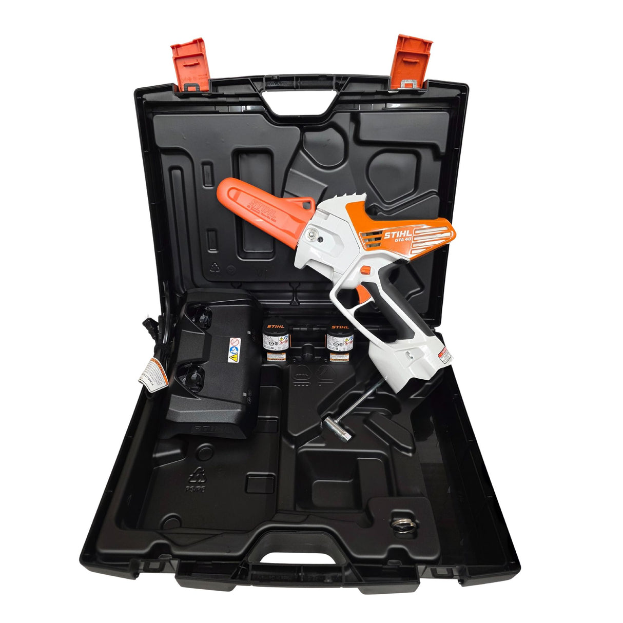 STIHL GTA 40 Battery Powered Garden Pruner with hard case, batteries & charger