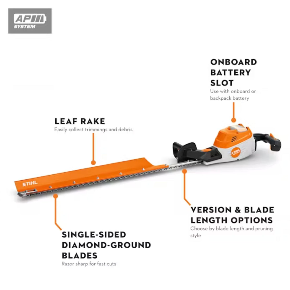 STIHL HSA 150 T 30" Hedge Trimmer Set