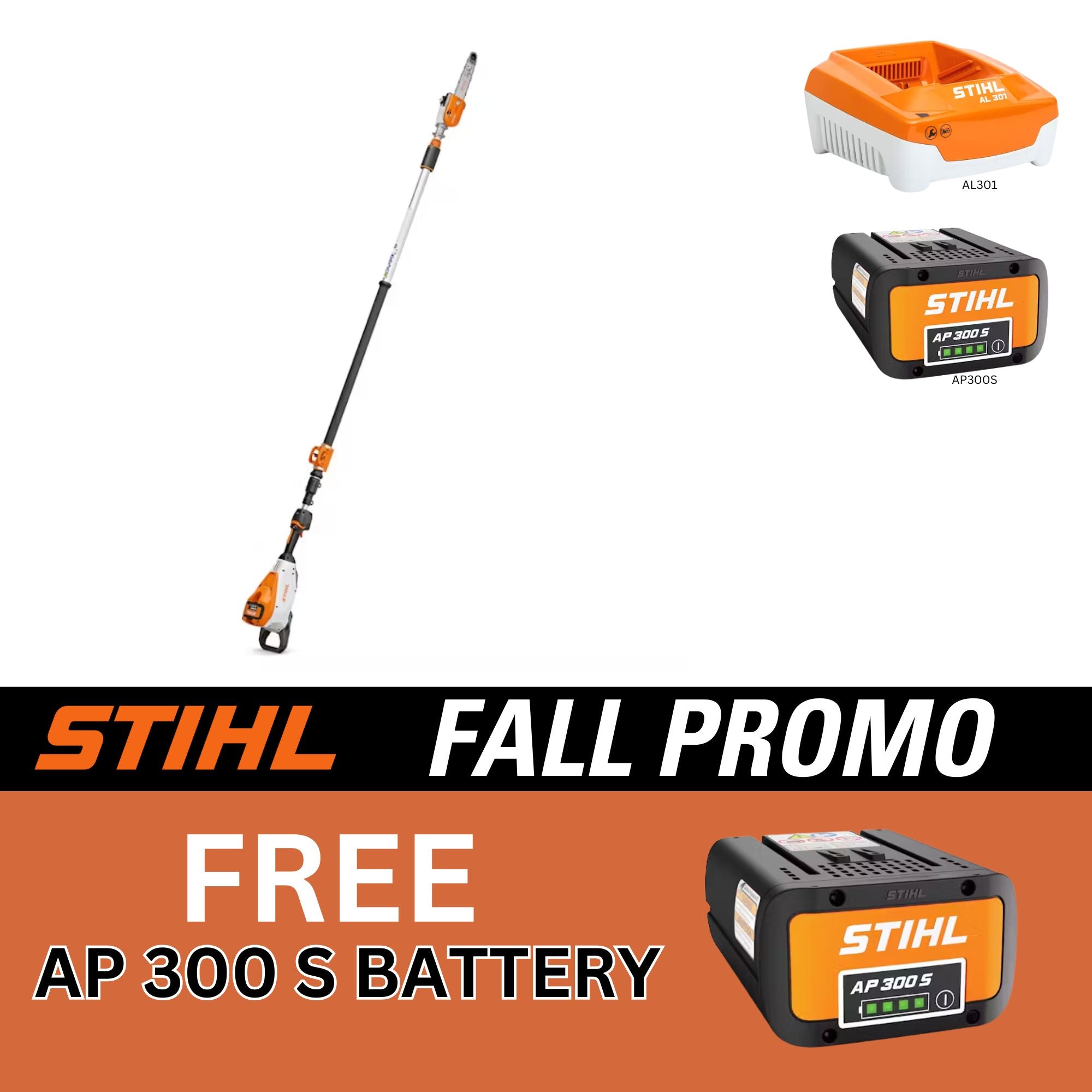 STIHL HTA 160 Telescoping-shaft Battery Powered Pole Pruner | PROMO
