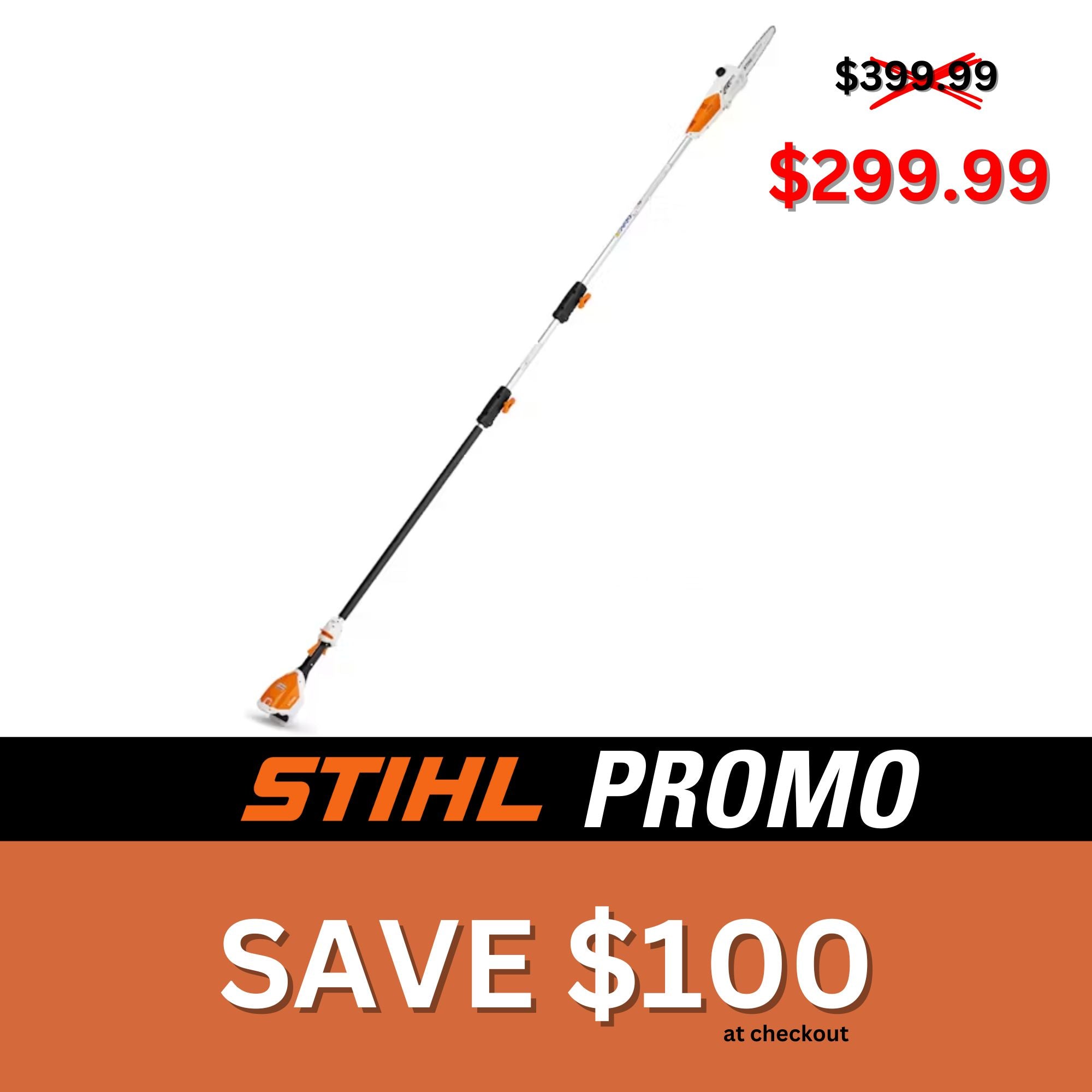 STIHL HTA 50 Battery Powered Pole Pruner - Tool Only