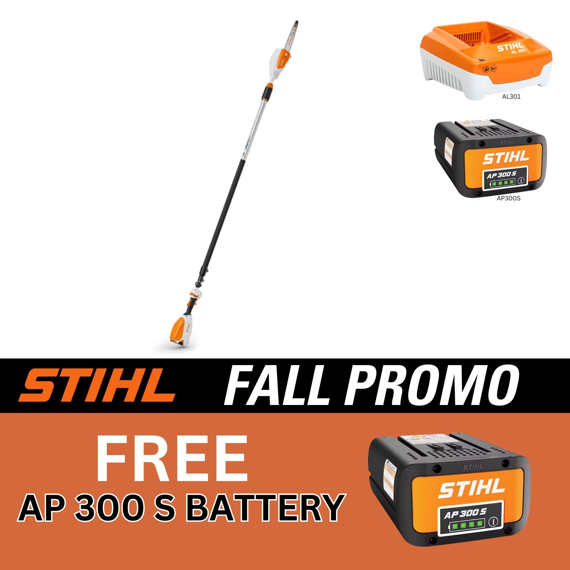 STIHL HTA 86 Telescopic Battery Powered Pole Pruner | PROMO