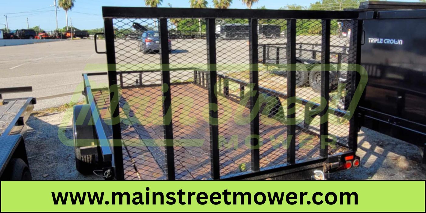 6.5X14 Big Tex Single Axle Black Utility Trailer (35SA-14BKRSX)