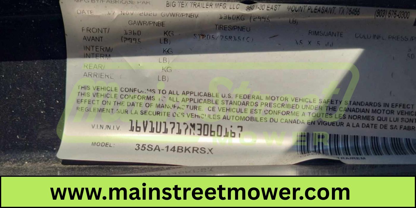 6.5X14 Big Tex Single Axle Black Utility Trailer (35SA-14BKRSX)