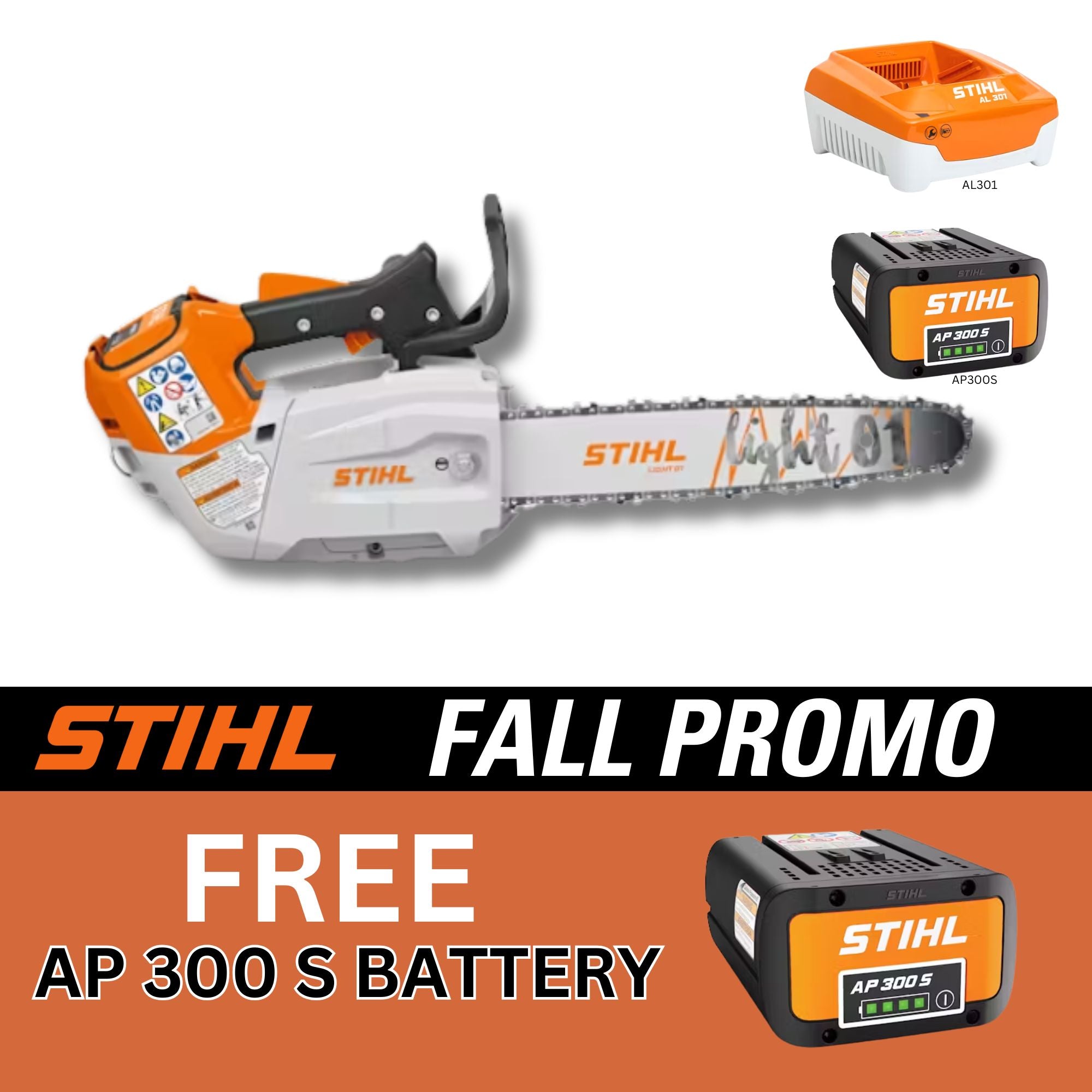 STIHL MSA190T Battery Powered Chainsaw 14" | PROMO