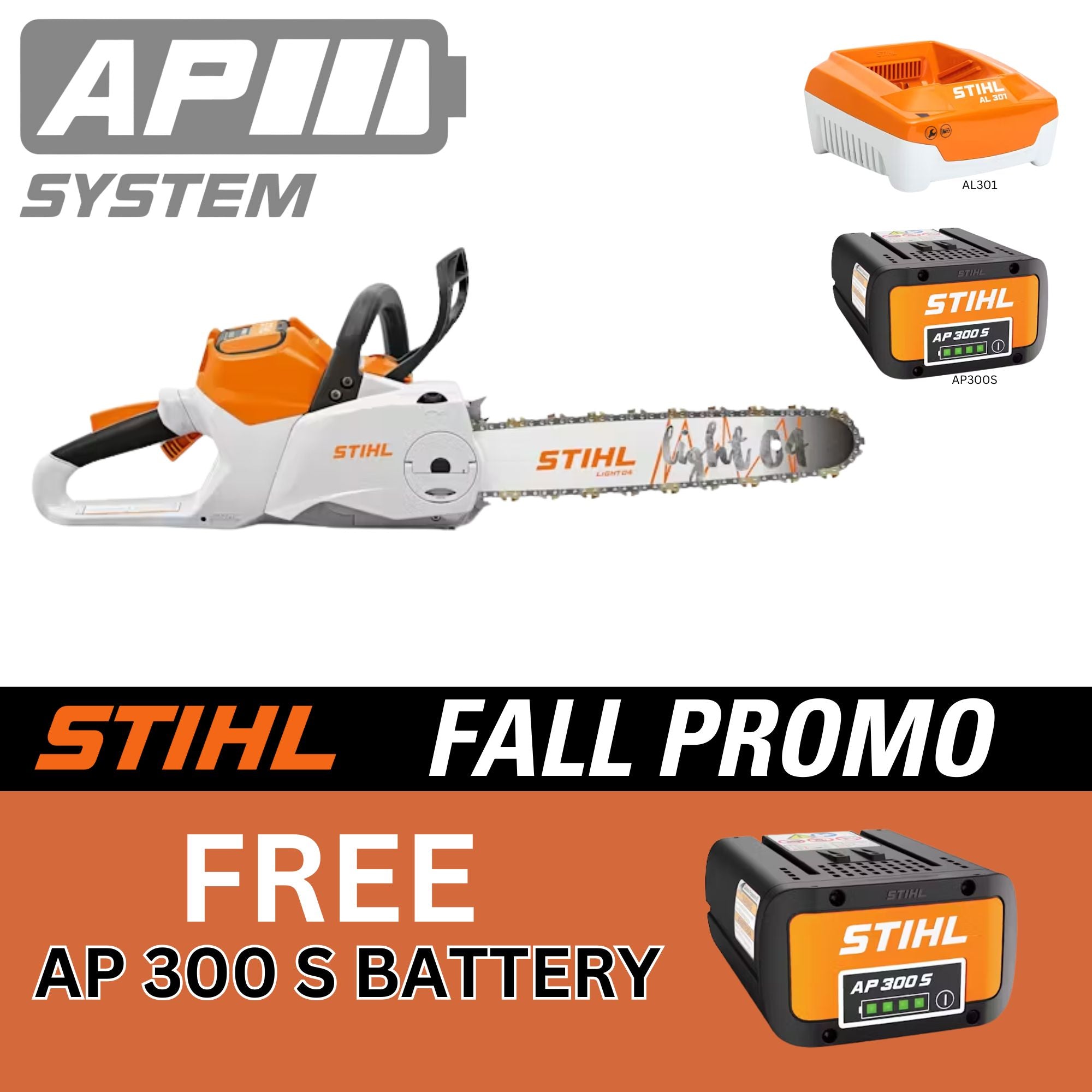 STIHL MSA 220 C-B Battery Powered Chainsaw with Battery & Charger | PROMO