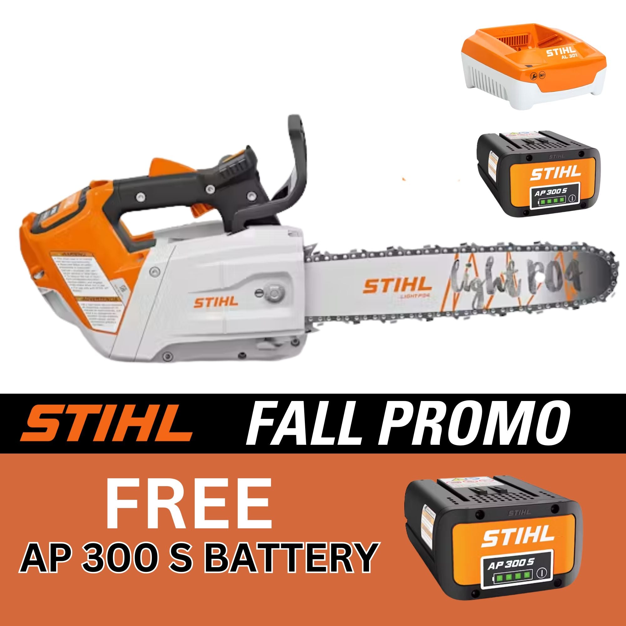 STIHL MSA 220 TC-O Battery Powered Chainsaw with Quickstop | PROMO