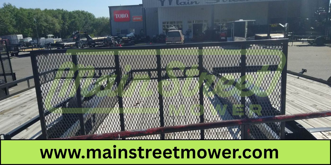 Triple Crown 7X18 Utility Trailer | Black | Rear Gate | ATV7X18