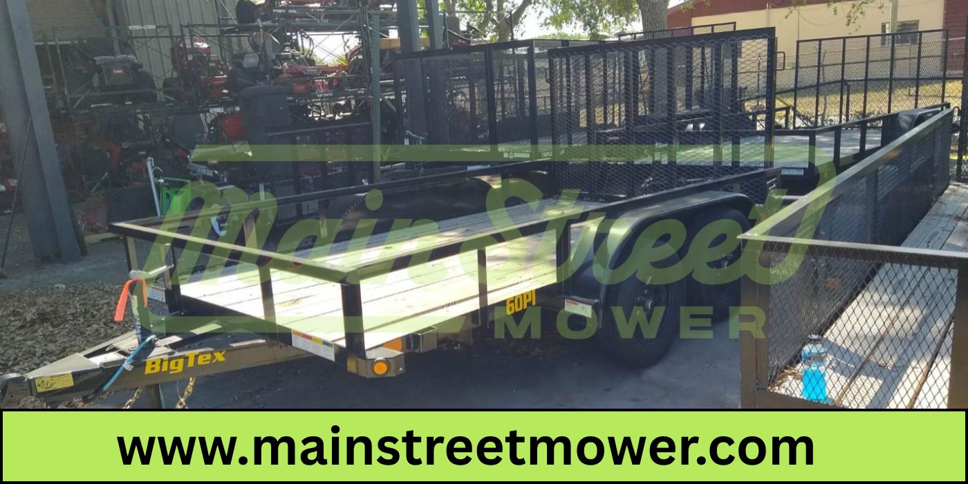 6.5X12 Big Tex Tandem Axle Pipe Top Black Utility Trailer