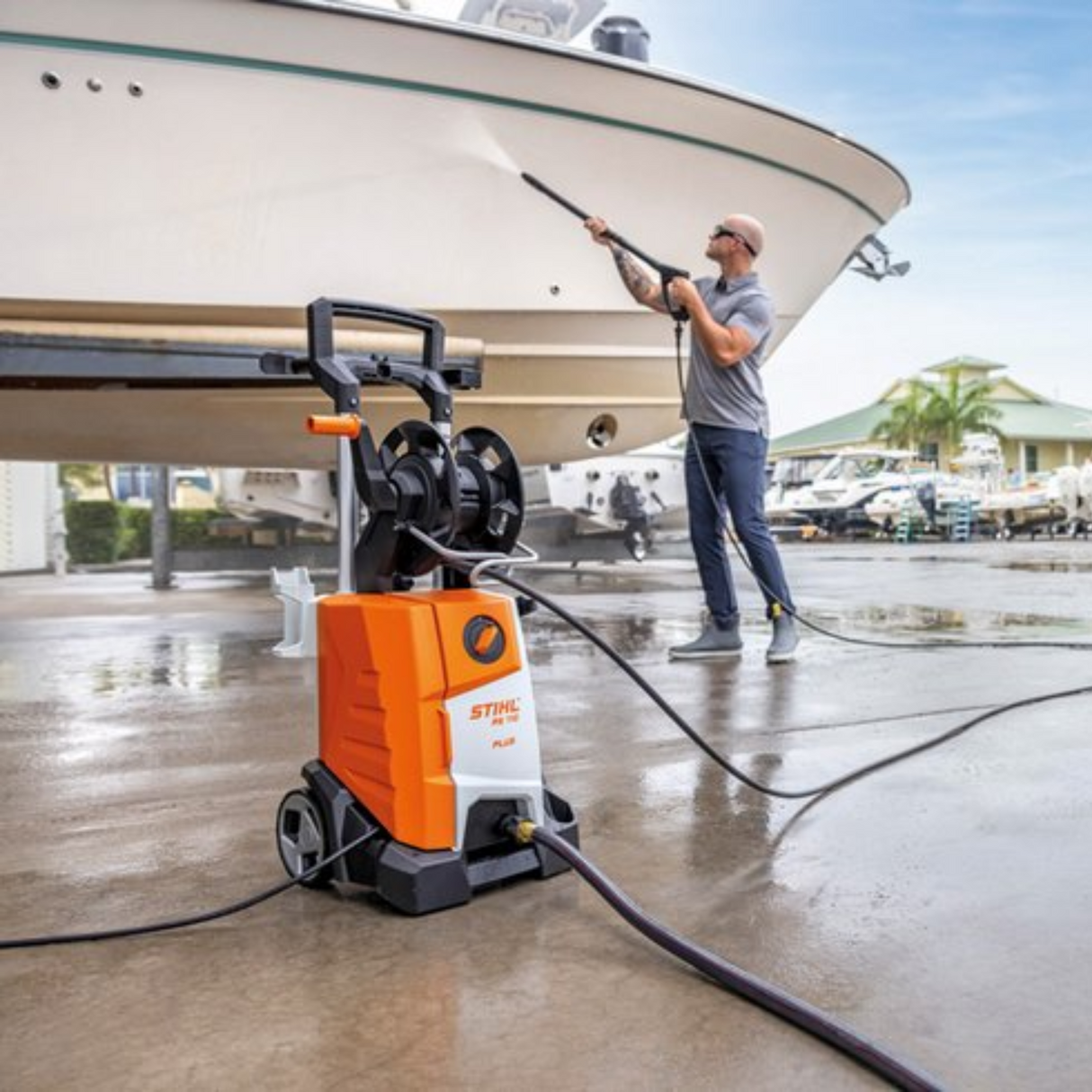 STIHL RE 110 PLUS Corded Electric Pressure Washer | Main Street Mower | Winter Garden | Clermont | Ocala